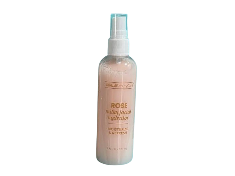 Global Beauty Care Milky Facial Hydrator, Rose, 4 fl oz/120 mL