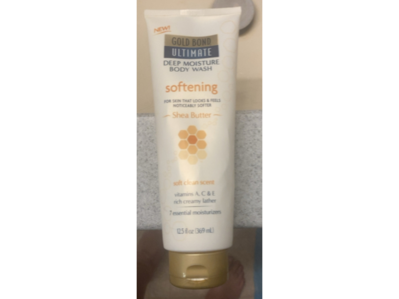 Gold Bond Ultimate Softening Shea Butter Body Wash, Soft Clean, 12.5 fl oz/369 mL