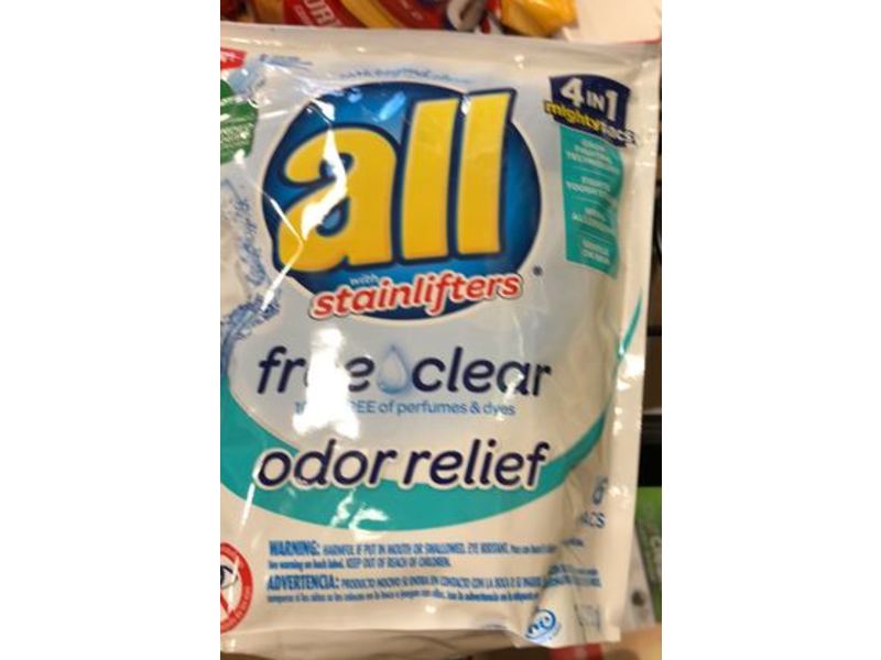 All Stainlifters 4 In 1 Mighty Pacs , Free & Clear,12.4 oz/352 g, 16 Count