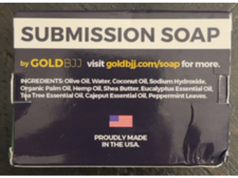 Gold BJJ Submission Soap, Tea Tree & Eucalyptus, 4 oz, Pack Of 5