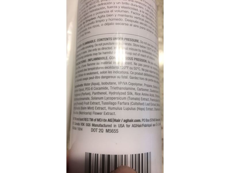 Ag Hair Care Mousse Gel, Curl, 10 oz/300 mL