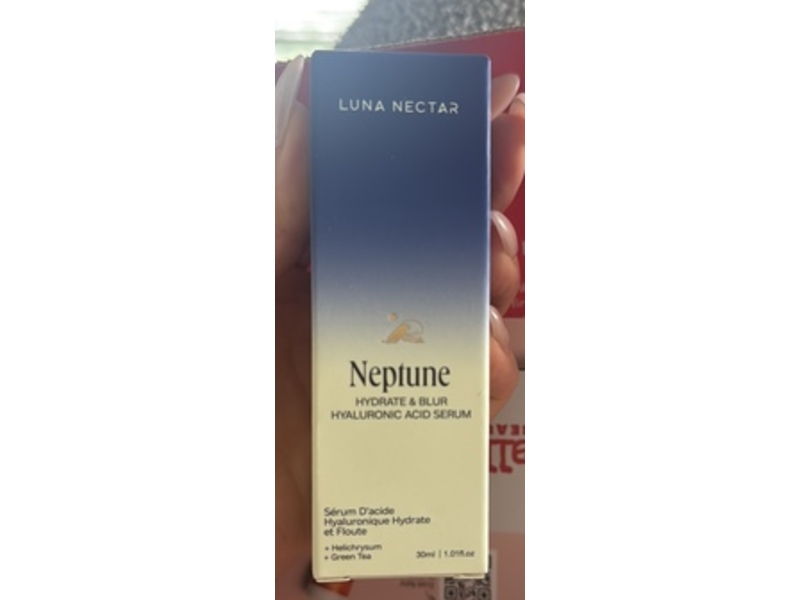 Luna Nectar Neptune Hydrate & Blur Hyaluronic Acid Serum, 1.01 fl oz/30 mL