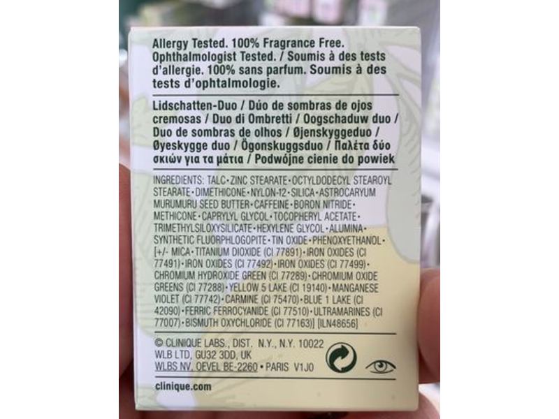 Clinique All About Shadow Duo, 21 Twilight Mauve, 07 oz/2.2 g