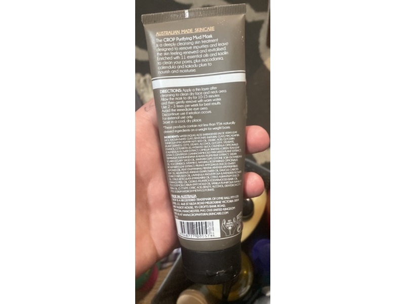 Crop Purifying Mud Mask, 4.22 fl oz/125 mL