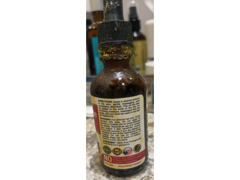 Horbaach Cold Pressed Pomegranate Seed Oil, 2 fl oz/59 mL