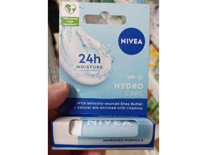 Nivea Lip Hydro Care, SPF 15, 4.8 g