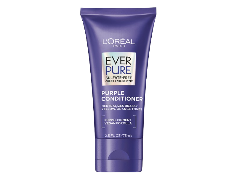 L'Oreal Paris Ever Pure Conditioner, Purple, 2.5 fl oz/75 mL