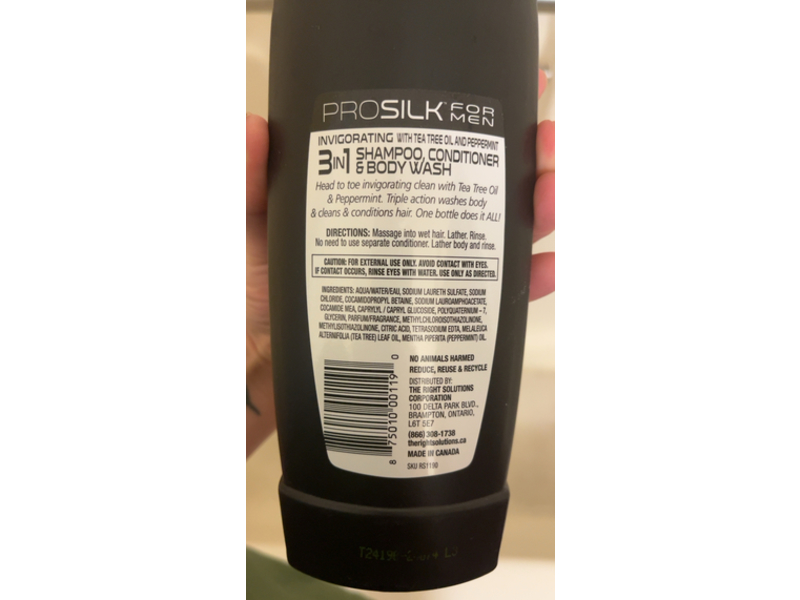 Pro Silk 3 In 1 Shampoo, Conditioner & Body Wash, 16 fl oz/473 mL