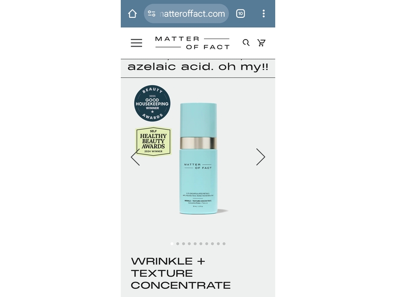 Matter Of Fact Wrinkle + Texture Concentrate, 1 fl oz/30 mL