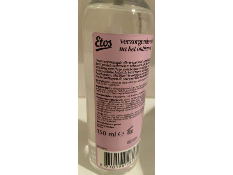 Etos Caring Oil After Hair Removal, 150 mL