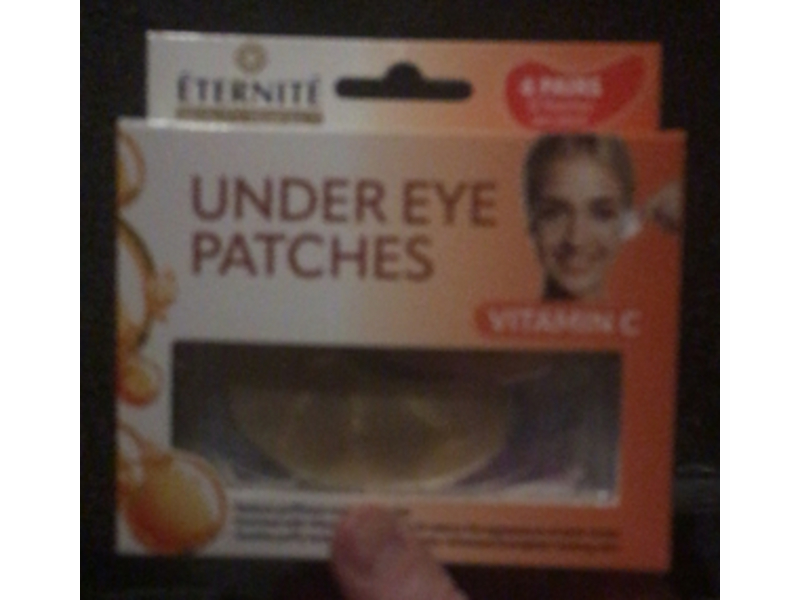 Eternite Under Eye Patches, Vitamin C, 6 Pairs, 12 Count