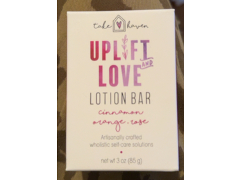 Take Haven Uplift & Love Lotion Bar, Cinnamon Orange Case, 3 oz/85 g