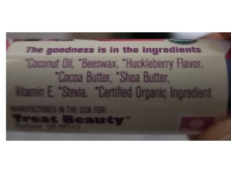 Treat Beauty Jumbo Lip Balm, Huckleberry, 0.5 oz
