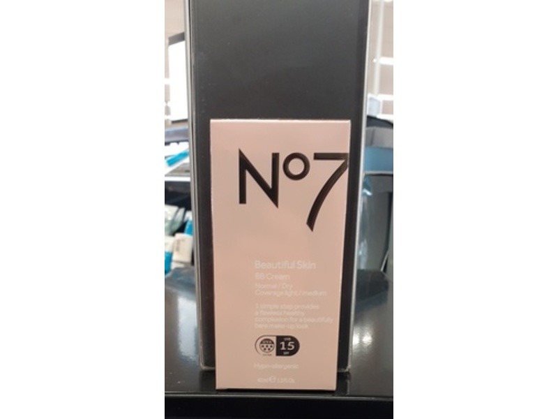 No 7 Beautiful Skin BB Cream, Medium, SPF 15, 1.3 fl oz/40 mL