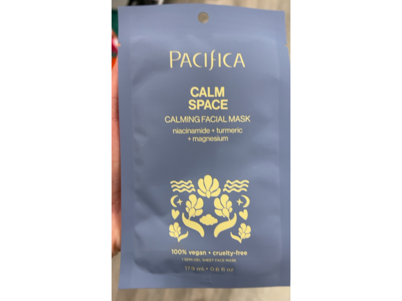 Pacifica Calming Facial Mask, Calm Space, 0.6 fl oz/17.9 mL