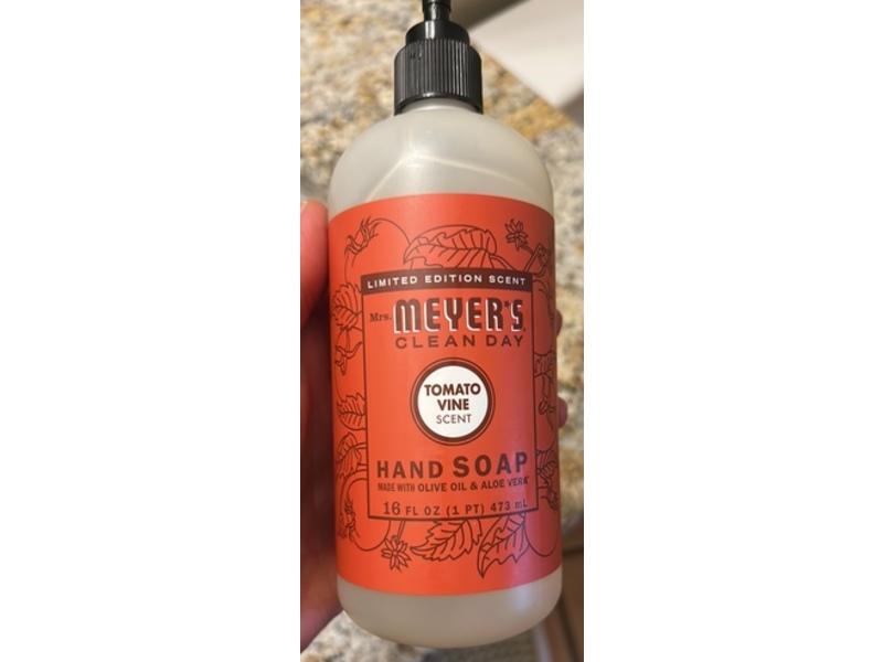 Meyer's Clean Day Hand Soap, Tomato Vine, 16 fl oz/473 mL