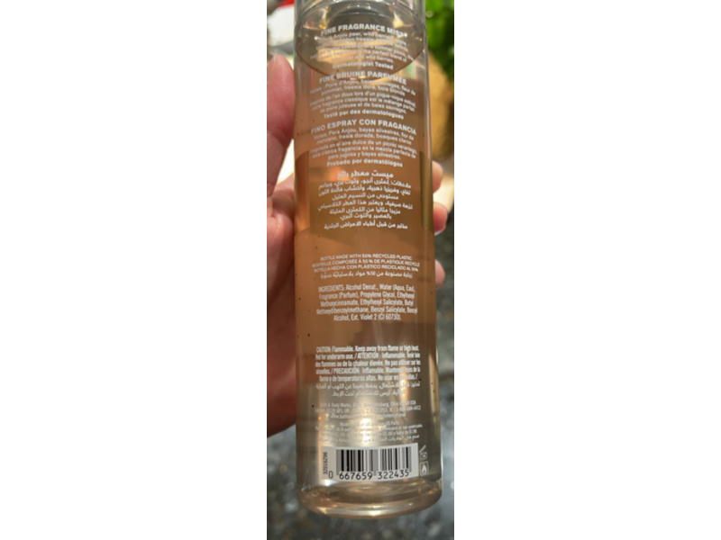 Bath & Body Works Fine Fragrance Mist, Pearberry, 8 fl oz/236 mL