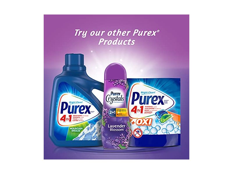 Purex Crystals Laundry Booster, Lavender Blossom, 21 oz/595 g