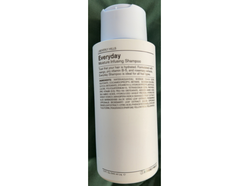 J Beverly Hills Everyday Moisture Infusing Shampoo, 12 fl oz/340 mL