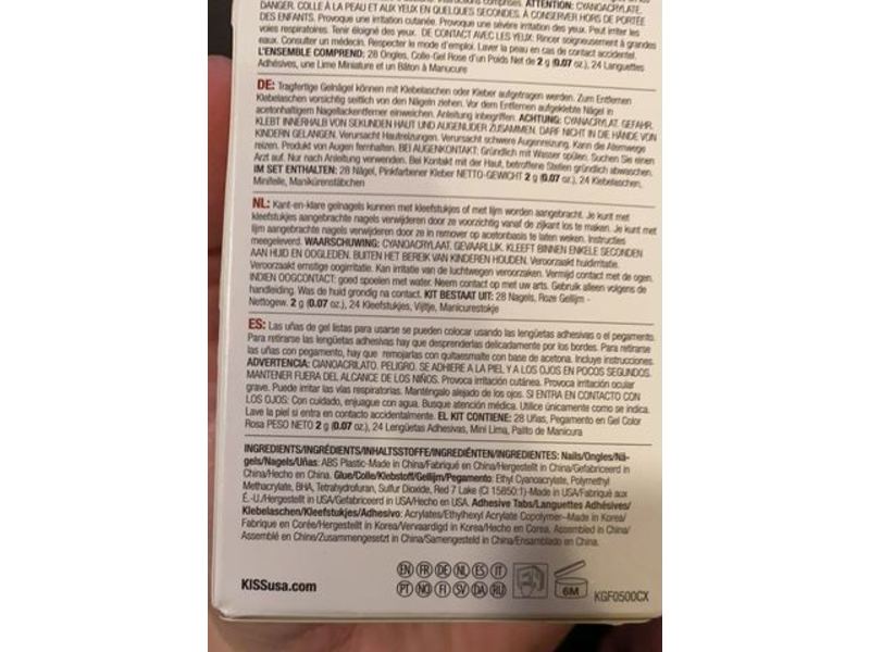 Kiss Glam Fantasy Ultimate Illusion Nails, 28 Ct