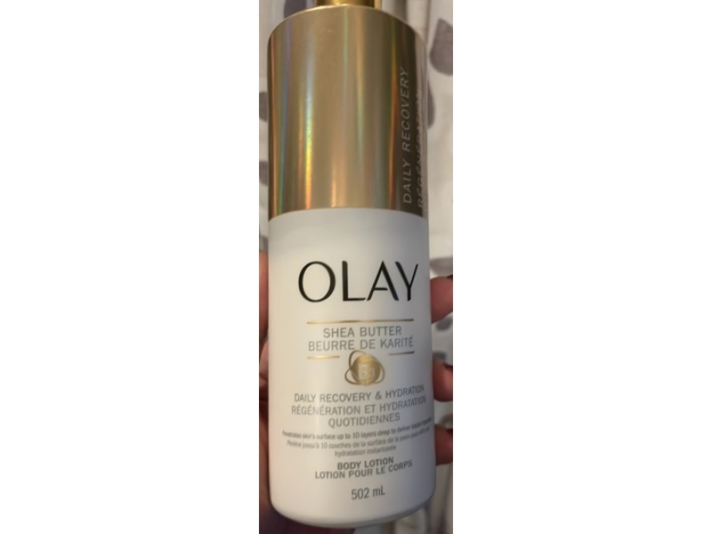 Olay Body Lotion, Shea Butter, 17 fl oz/502 mL