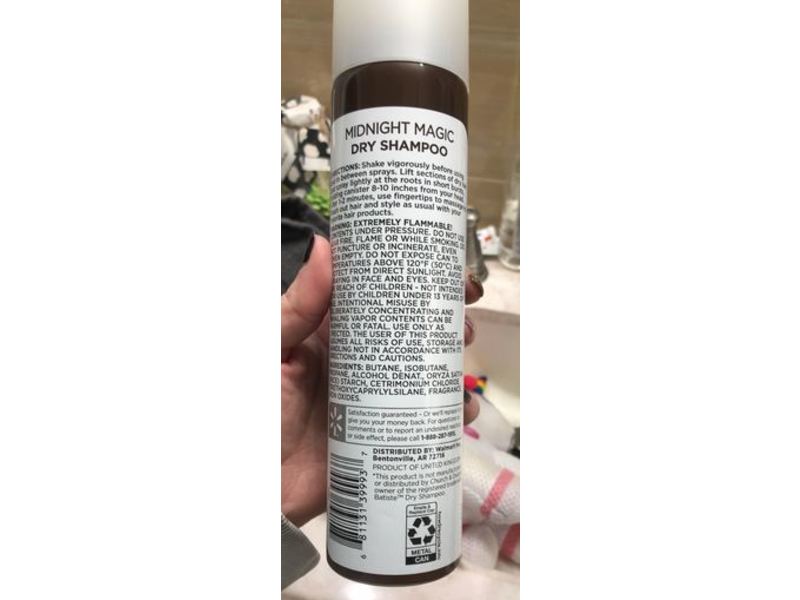 Equate Beauty Midnight Magic Dry Shampoo For Brunettes, 10.1 fl oz/300 mL