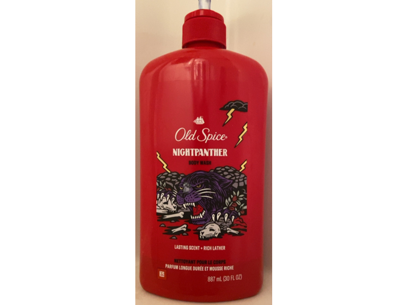 Old Spice Body Wash, NightPanther Scent, 30 fl oz/887 mL