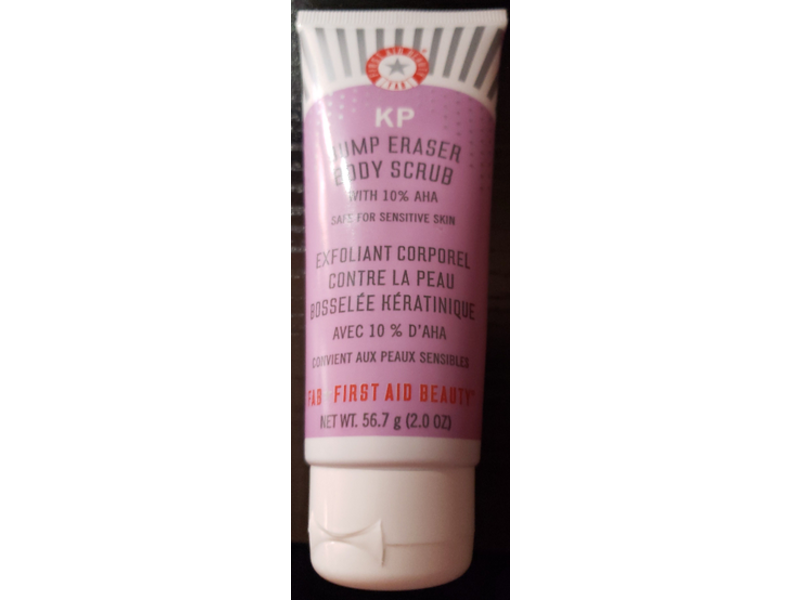 First Aid Beauty Kp Bump Eraser Body Scrub, 10% AHA, 2.0 oz/56.7 g