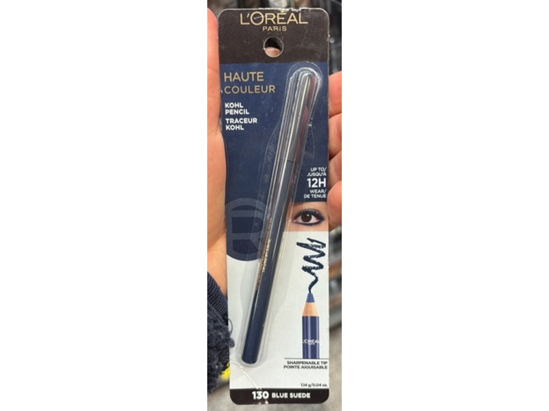 L'Oreal Paris Haute Couleur Kohl Pencil, 130 Blue Suede, 0.04 oz/1.34 g