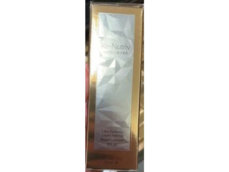 Estee Lauder Re-Nutriv Ultra Radiance Liquid Foundation, 2C3 Fresco, SPF 20, 1 fl oz/30 mL