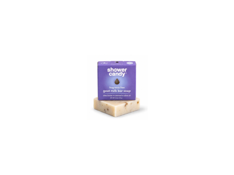 Shower Candy Goat Milk Bar Soap, Fragrance Free, 5 oz/142 g
