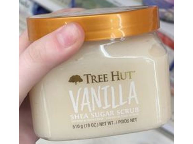 Tree Hut Vanilla, Shea Sugar Scrub, 18 oz/510 g