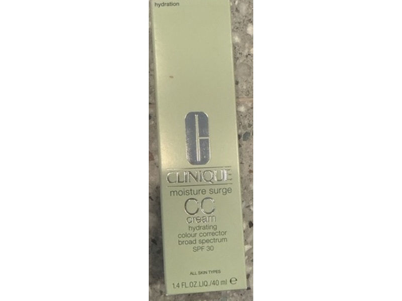 Clinique Moisture Surge CC Cream, SPF 30, Light, 1.4 fl oz/40 mL