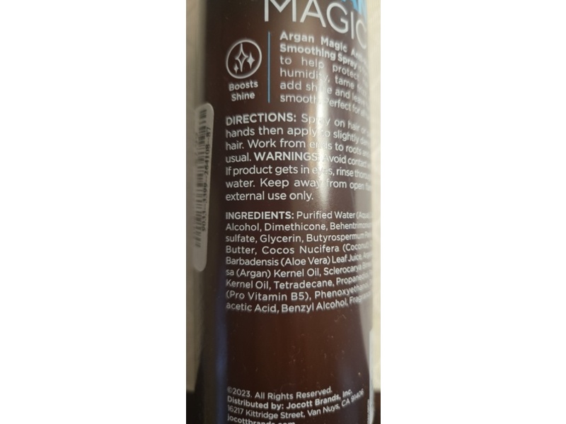 Argan Magic Anti-Humidity Smoothing Spray, 8.5 fl oz/250 mL