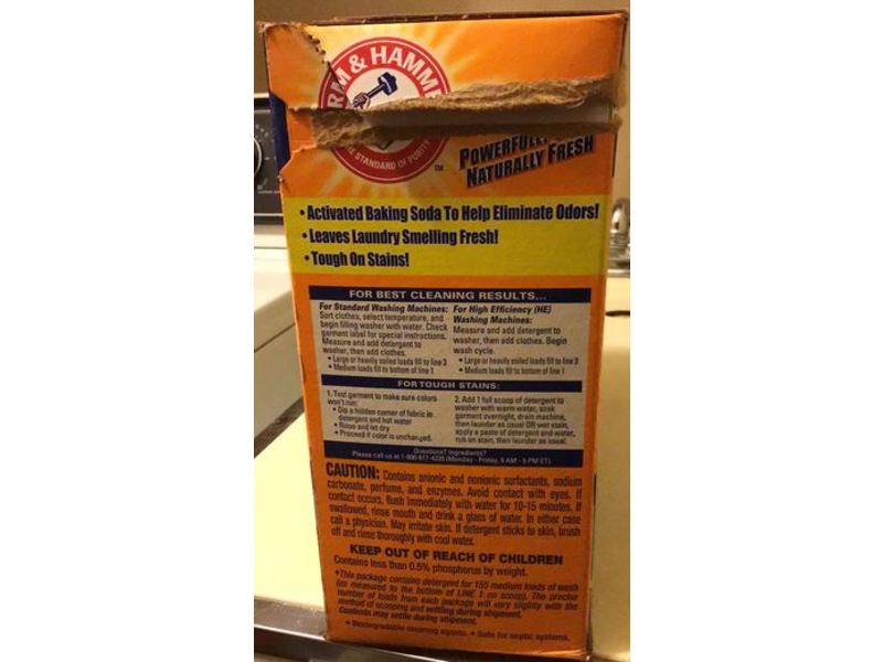 Arm & Hammer Powder Laundry Detergent, Alpine Clean, 155 Loads, 9.56 lbs