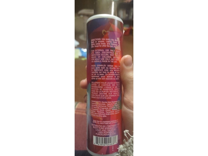 Pure Romance Exotic Jewell Silky Body Oil, 7 fl oz/210 mL