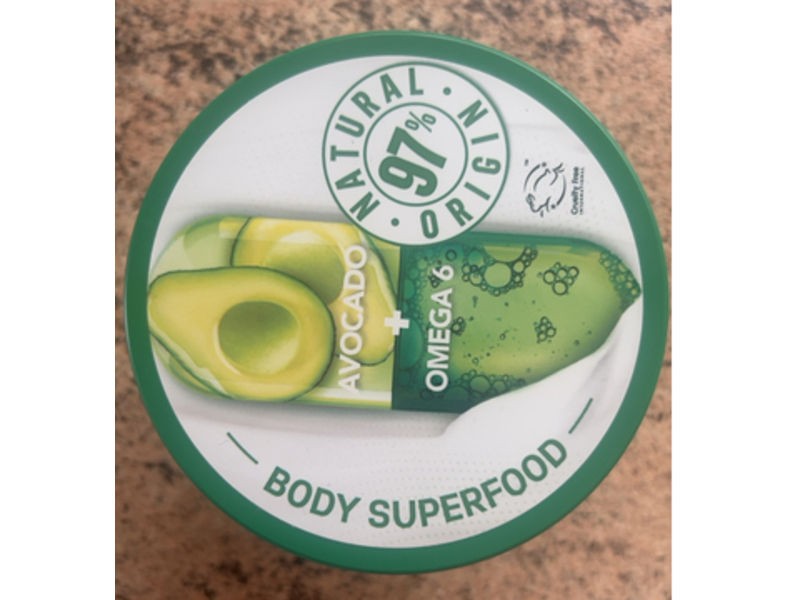 Garnier Body Superfood Nourishing Cream, Avocado & Omega 6, 380 mL