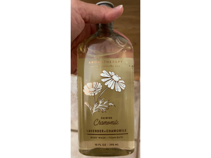 Bath & Body Works Aromatherapy Body Wash + Foam Bath, Lavender + Chamomile, 10 fl oz/295 mL