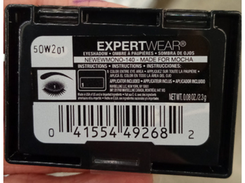 Maybelline New York Expert Wear Eyeshadow, Made For Mocha, 0.08 oz/2.3 g