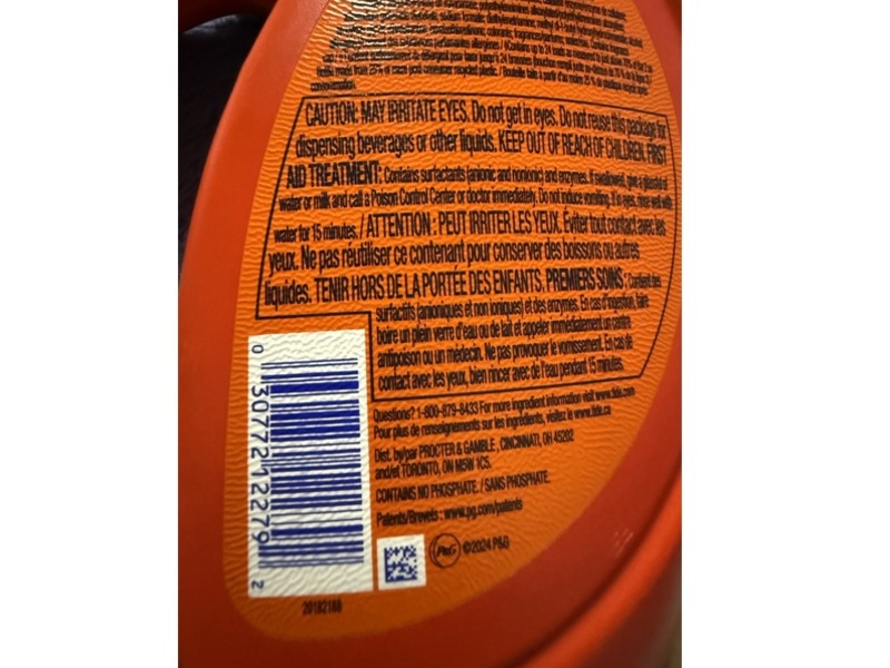 Tide Febreze Sport Laundry Detergent, Active Fresh, 24 Loads, 34 fl oz/1 L