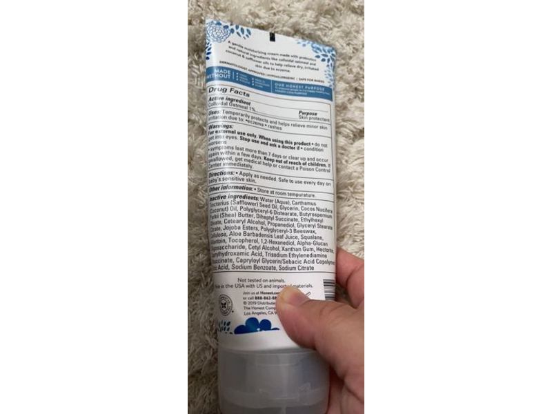Honest Eczema Cream, Soothing Therapy, 7 fl oz/207 mL