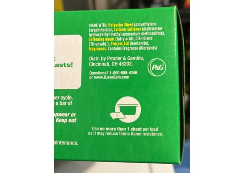 Gain Happy Super Sized Dryer Sheets, Hibiscus Hula, 60 Count