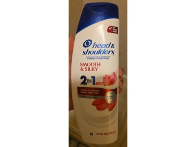 Head & Shoulders 2 In 1 Smooth & Silky Shampoo + Conditioner, 12.5 fl oz/370 mL