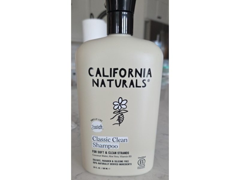 California Naturals Classic Clean Shampoo, Toasted Coconut, 20 fl oz/591 mL