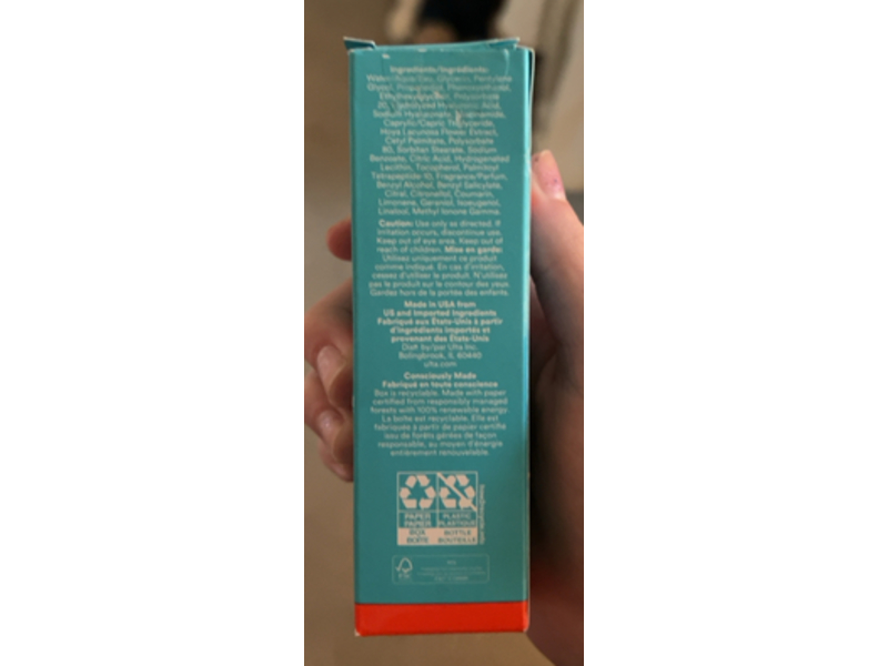 Ulta Beauty Hydra Burst Serum, Hyaluronic Acid, 1 fl oz/30 mL