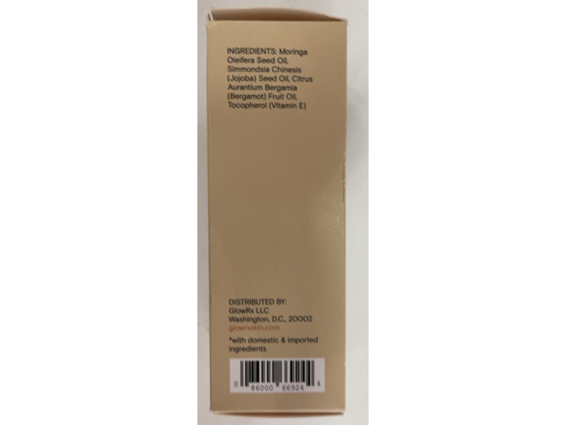 Glow Moringa Face Oil, 1 fl oz/30 mL