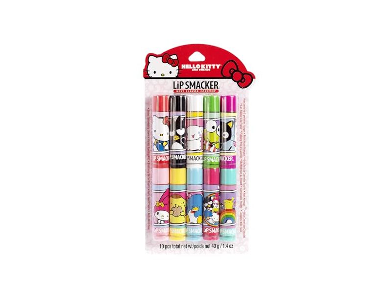 Lip Smacker Sanrio Hello Kitty & Friends Lip Balms, 1.4 oz/40 g, Pack Of 10