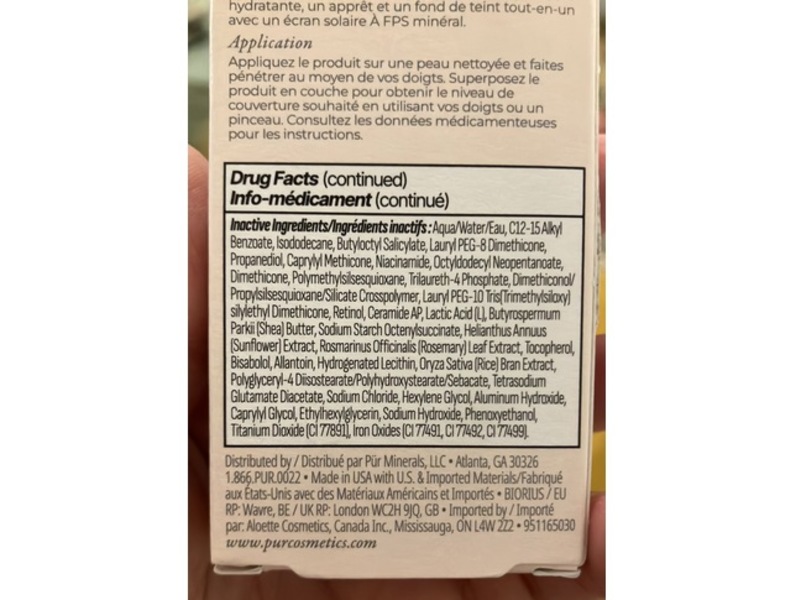 Pur 4-In-1 Skin Tint Sunscreen, SPF 50, 1 fl oz/30 mL