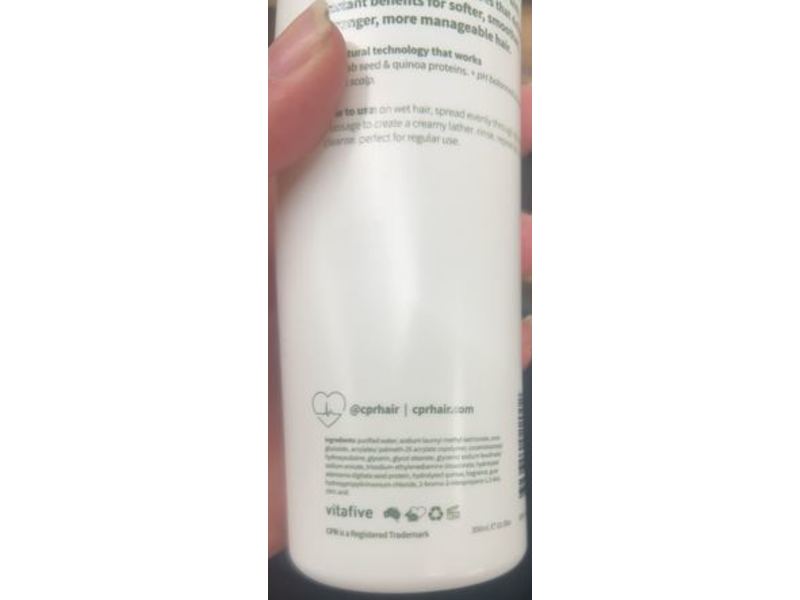 Cpr Frizzy Control Shampoo, 10.1 fl oz/300 mL