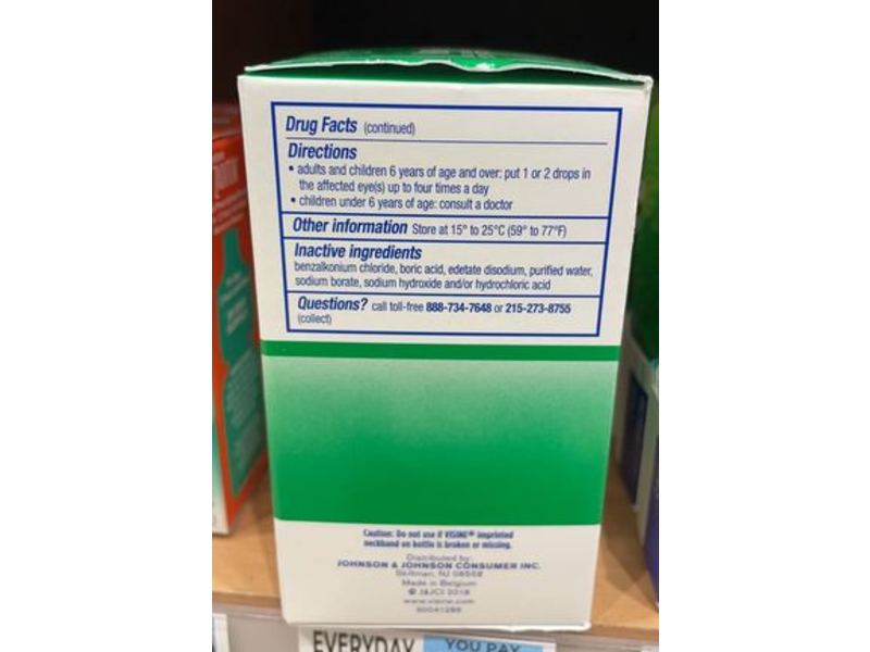 Visine Allergy Eye Relief Multi-Action Eye Drops, 0.5 fl oz